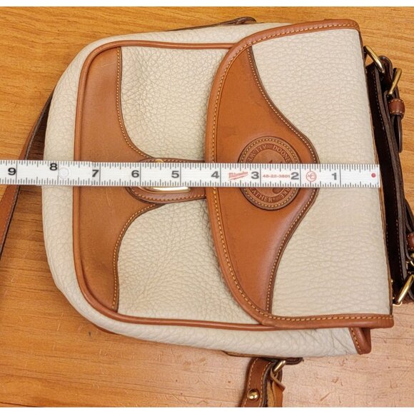 Vintage Dooney & Bourke All-Weather Leather Surrey Crossbody Bag - Picture 15 of 16